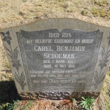 SCHOEMAN Carel Benjamin 1887-1918
