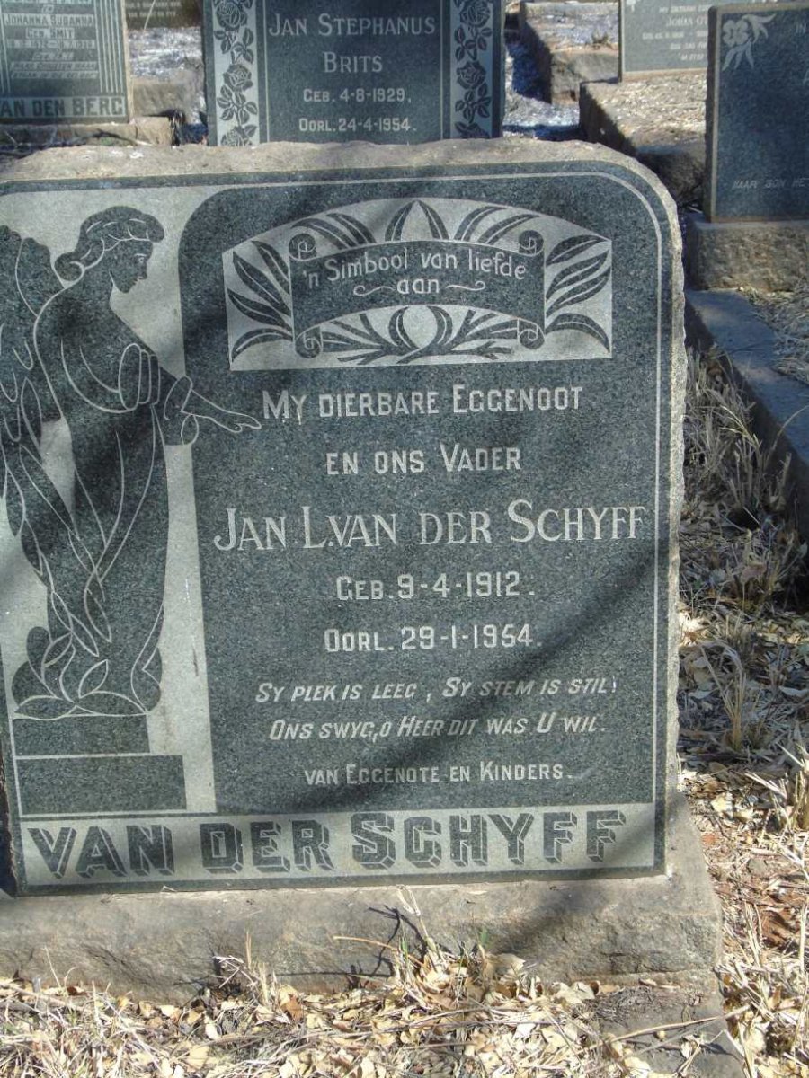 SCHYFF Jan L., van der 1912-1954