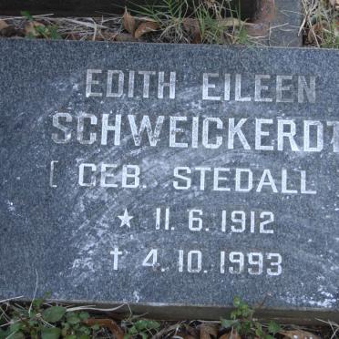 SCHWEICKERDT Edith Eileen nee STEDALL 1912-1993