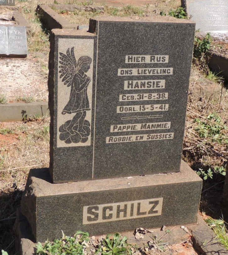 SCHILZ Hansie 1938-1941