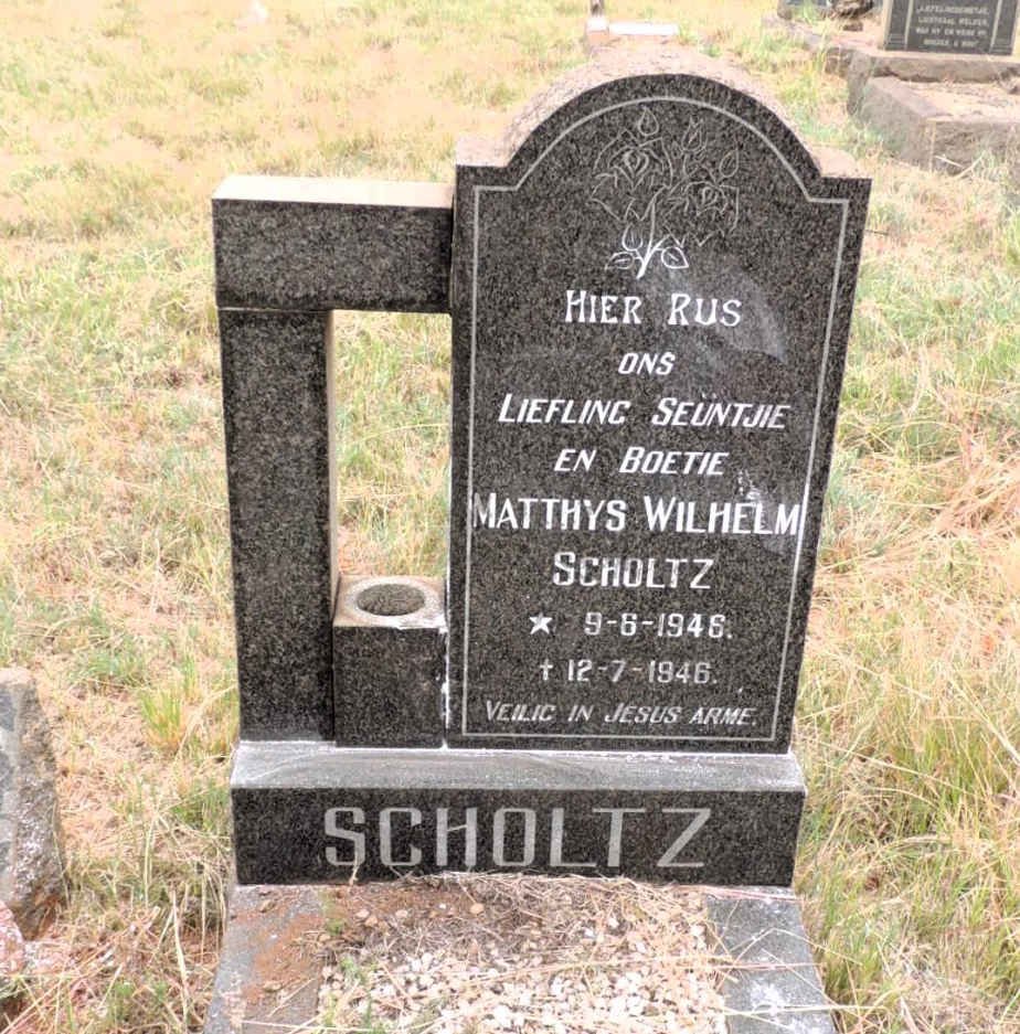 SCHOLTZ Matthys Wilhelm 1946-1946