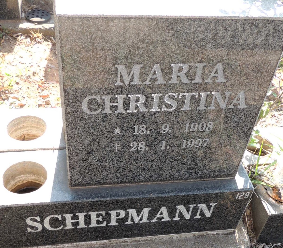 SCHEPMANN Maria Christina 1908-1997