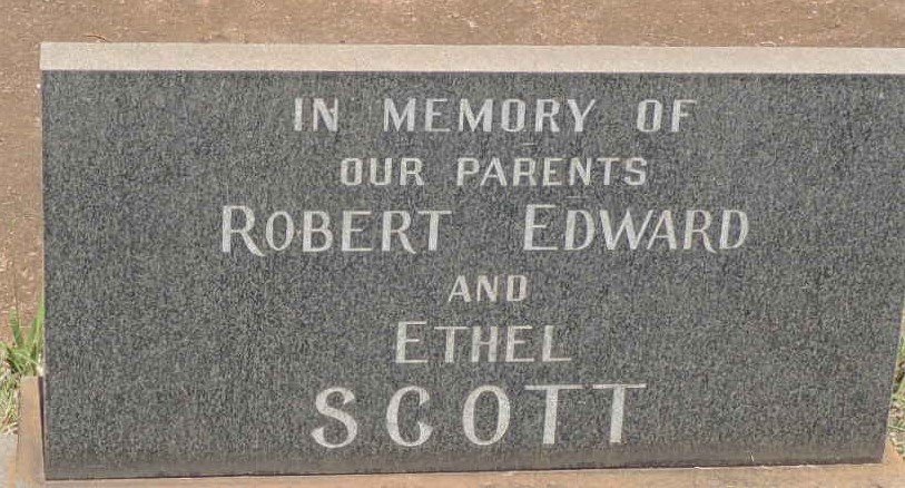 SCOTT Robert Edward & Ethel 