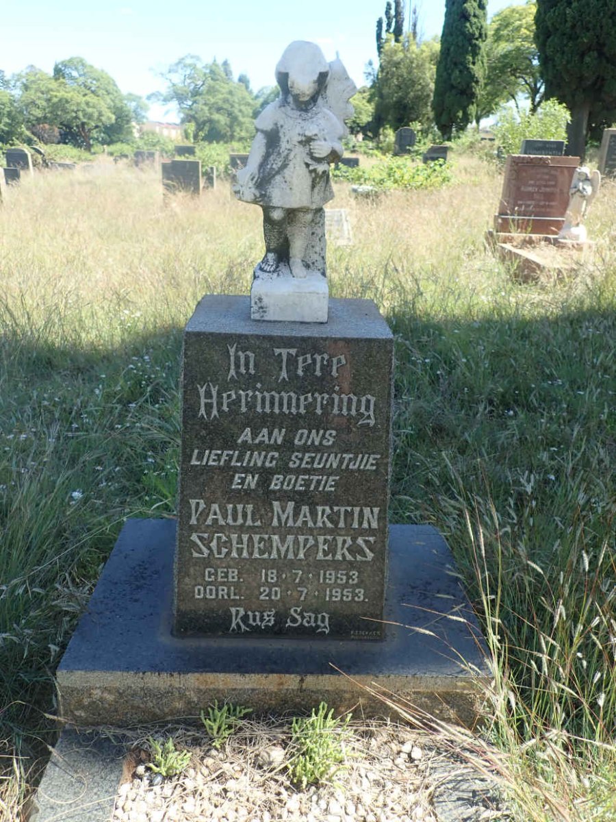 SCHEMPERS Paul Martin 1953-1953