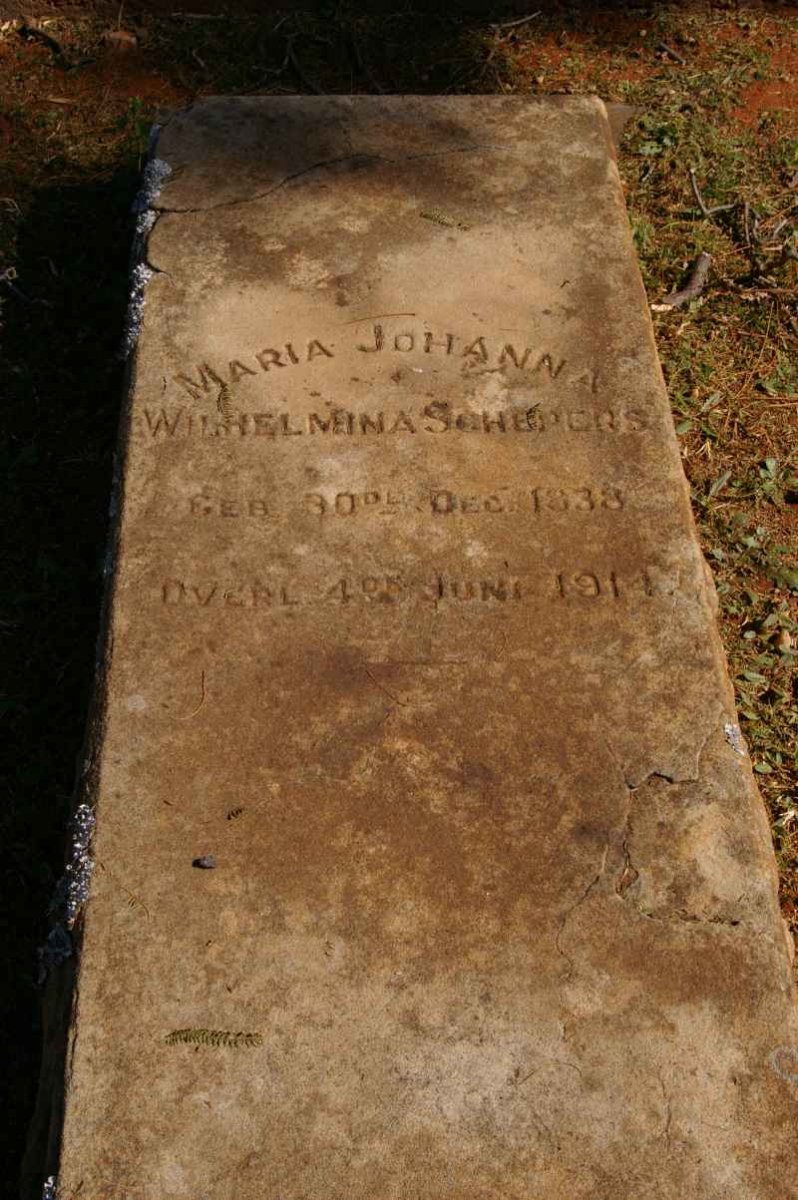 SCHEEPERS Maria Johanna Wilhelmina 1838-1914