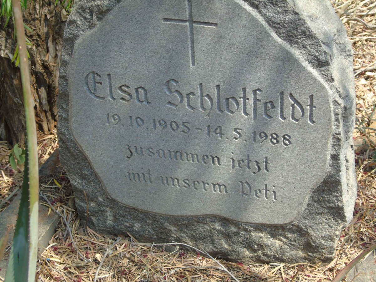 SCHLOTFELDT Elsa 1905-1988