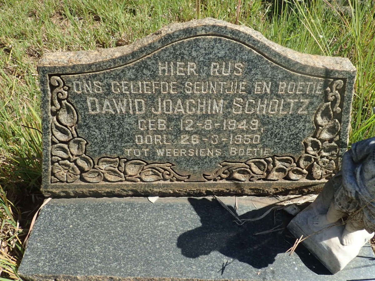 SCHOLTZ Dawid Joachim 1949-1950