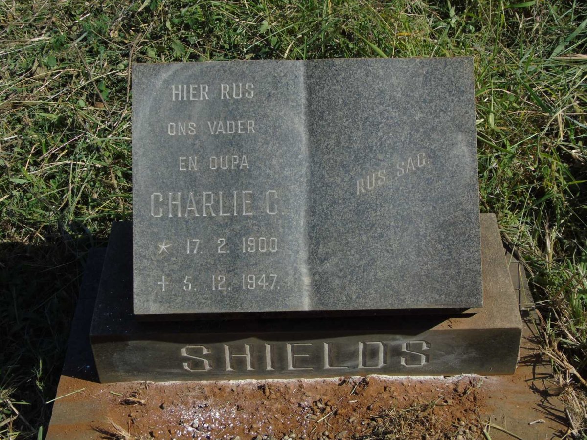SHIELDS Charlie C. 1900-1947