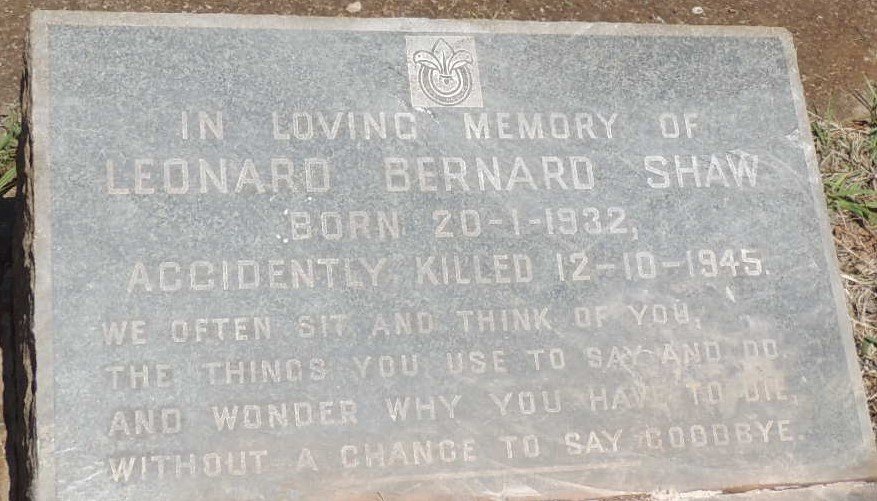 SHAW Leonard Bernard 1932-1945
