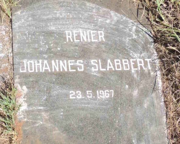 SLABBERT Renier Johannes -1967