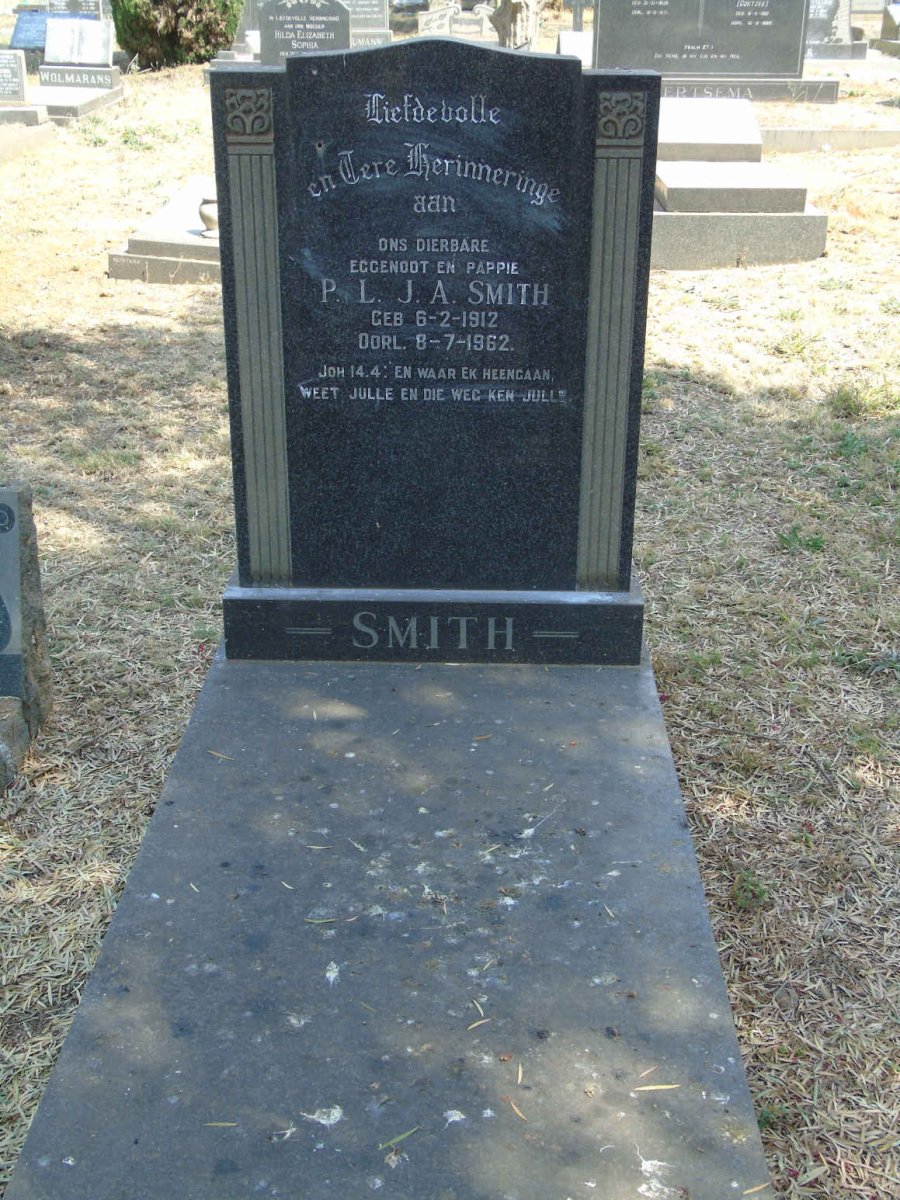 SMITH P.L.J.A. 1912-1962