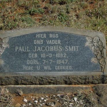 SMIT Paul Jacobus 1882-1947