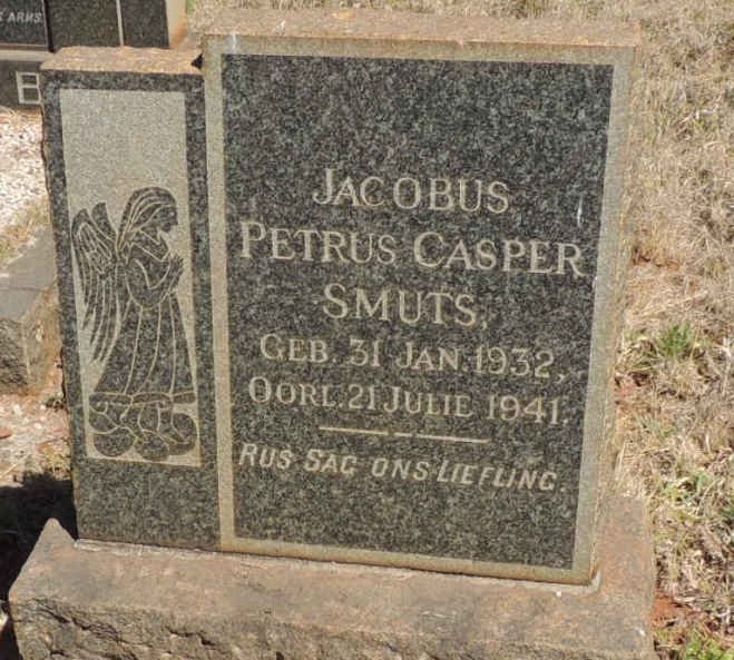 SMUTS Jacobus Petrus Casper 1932-1941