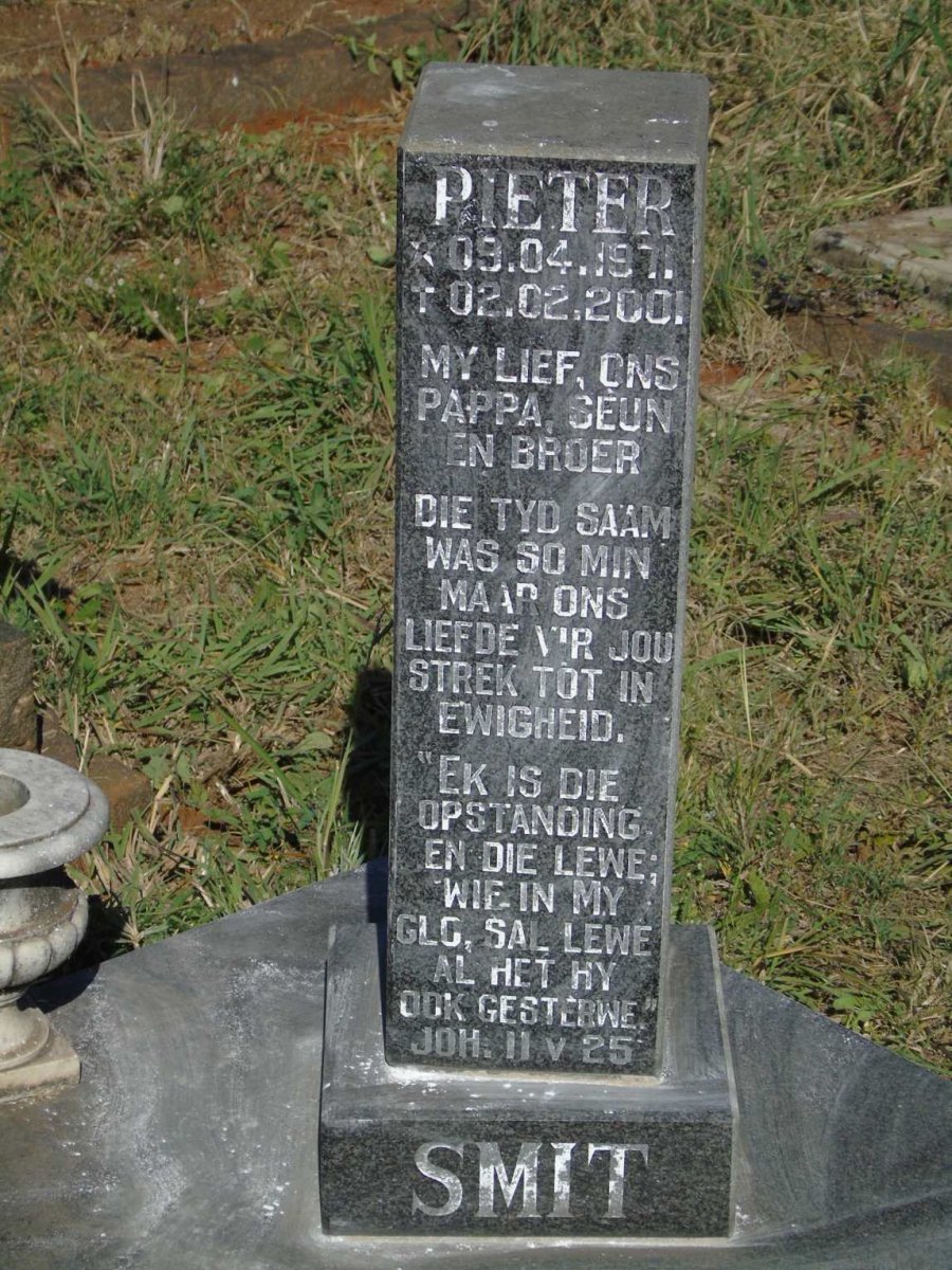 SMIT Pieter 1971-2001