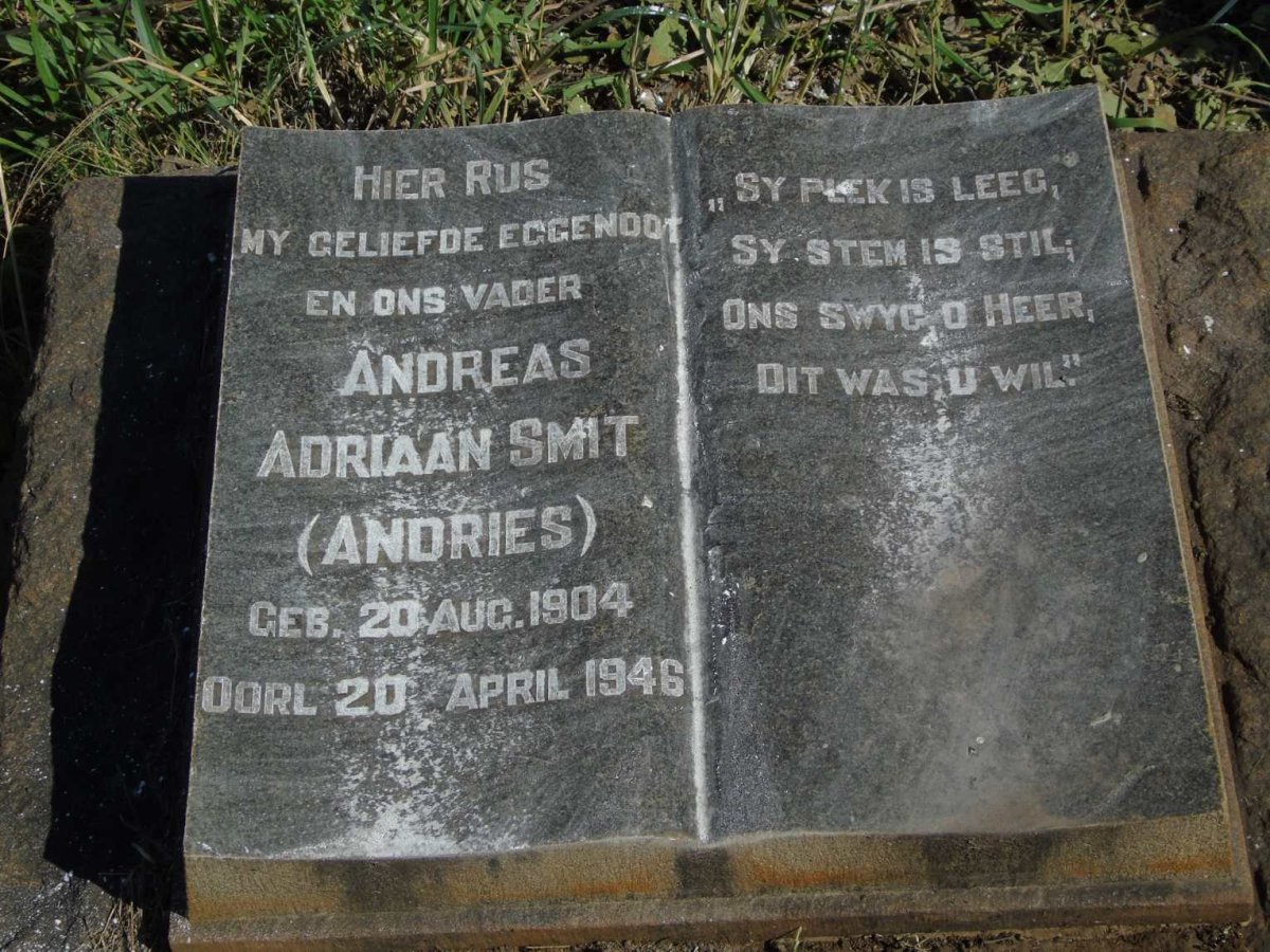 SMIT Andreas Adriaan 1904-1946