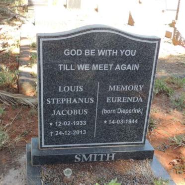 SMITH Louis Stephanus Jacobus 1933-2013 &amp; Memory Eurenda DIEPERINK 1944-