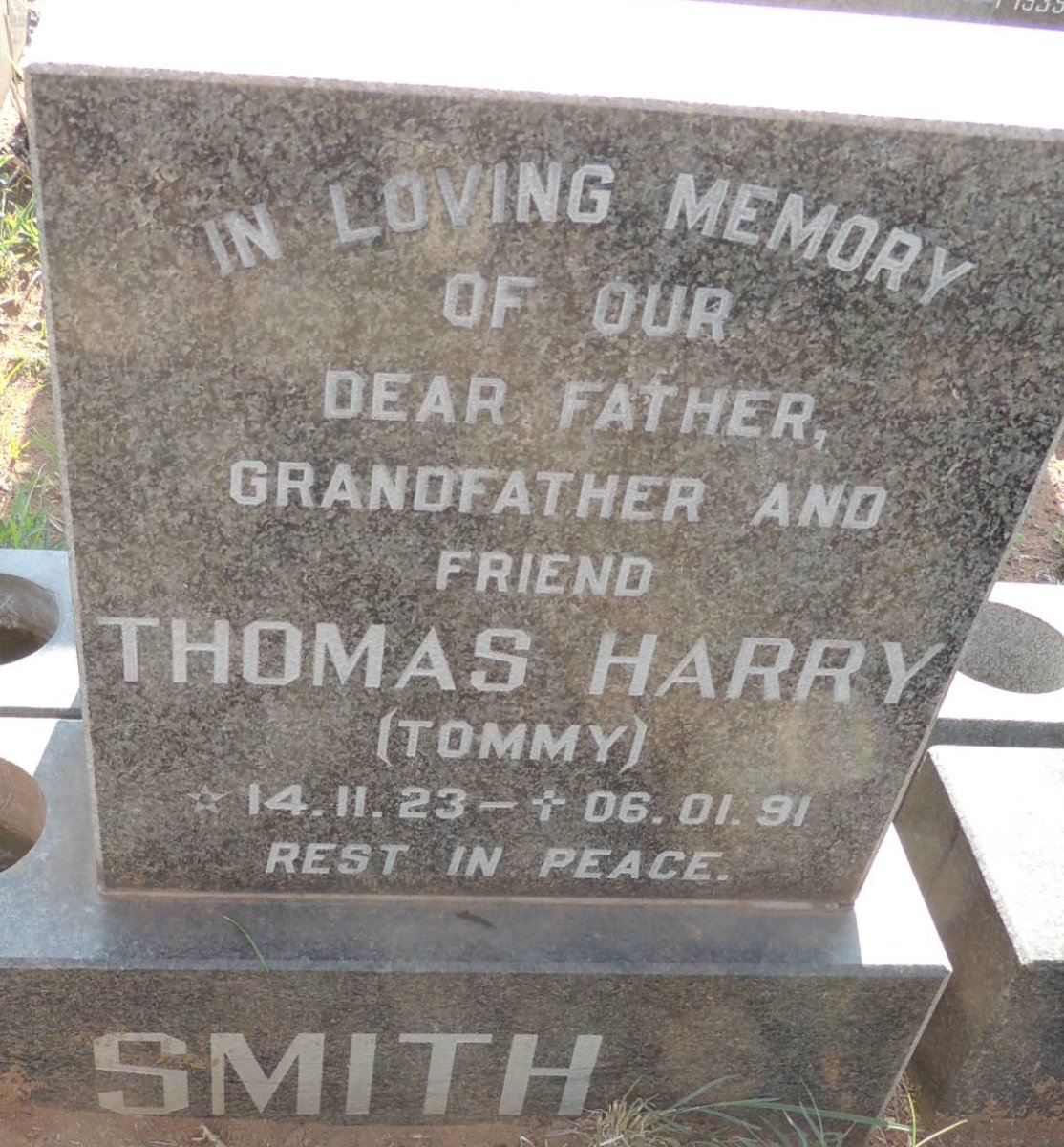 SMITH Thomas Harry 1923-1991