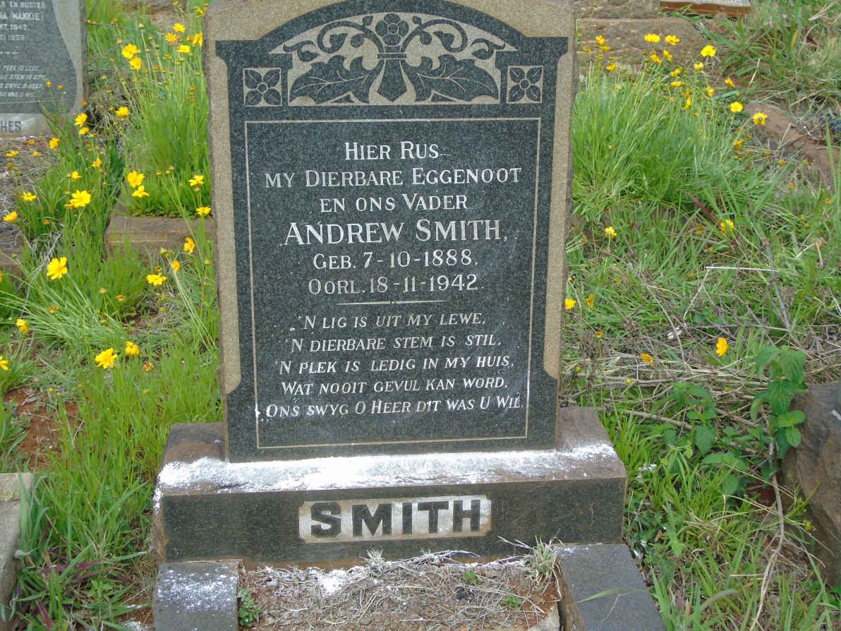 SMITH Andrew 1888-1942
