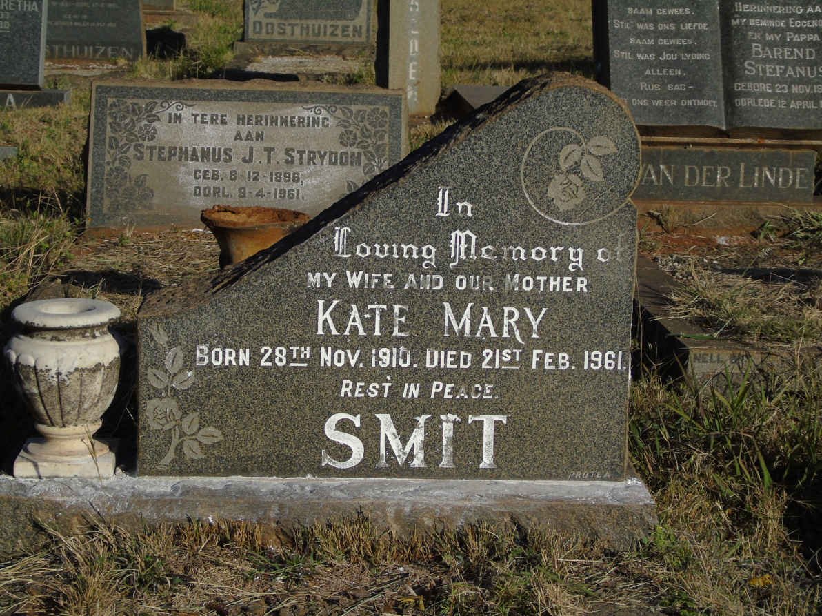 SMIT Kate Mary 1910-1961