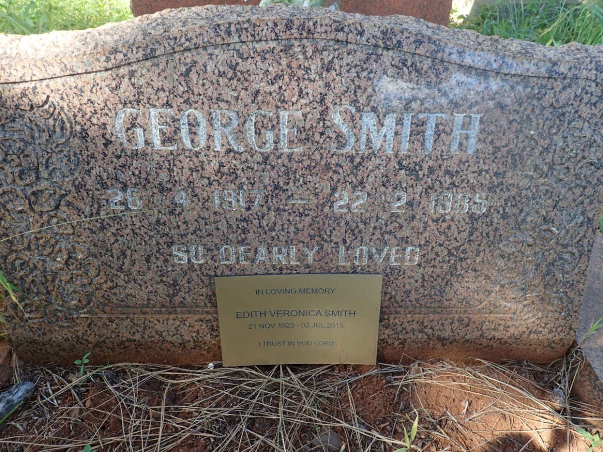 SMITH George 1917-1985 & Edith Veronica 1923-2015 _1