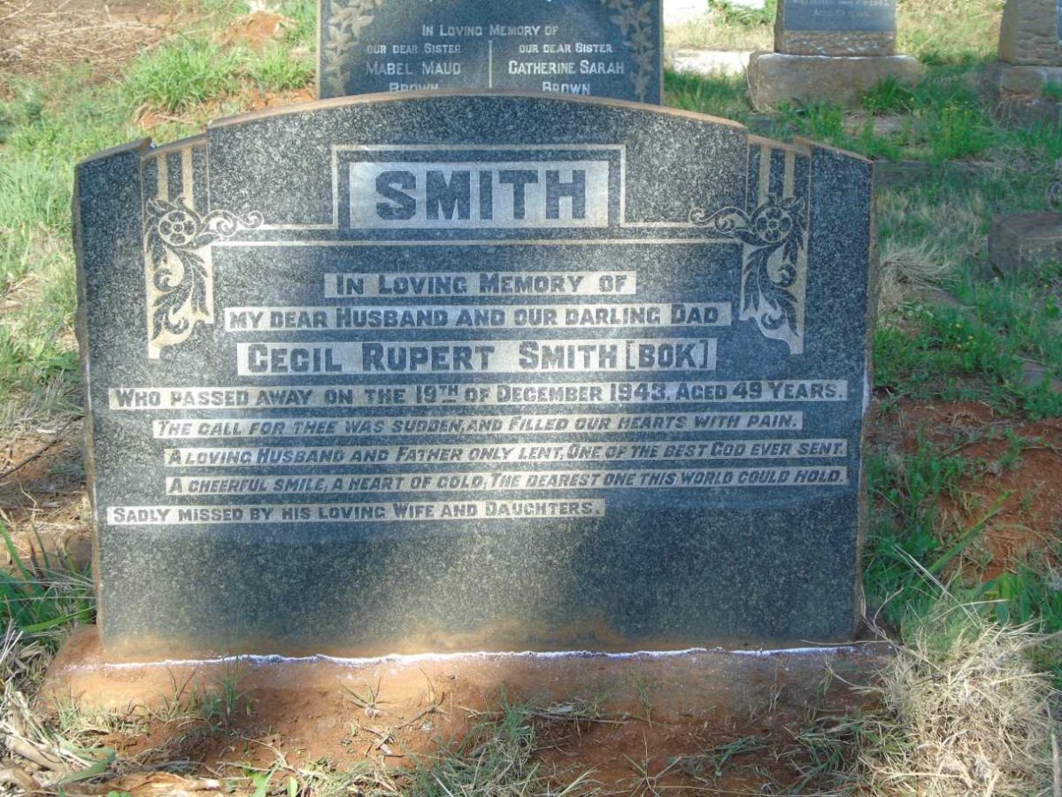 SMITH Cecil Rupert -1943