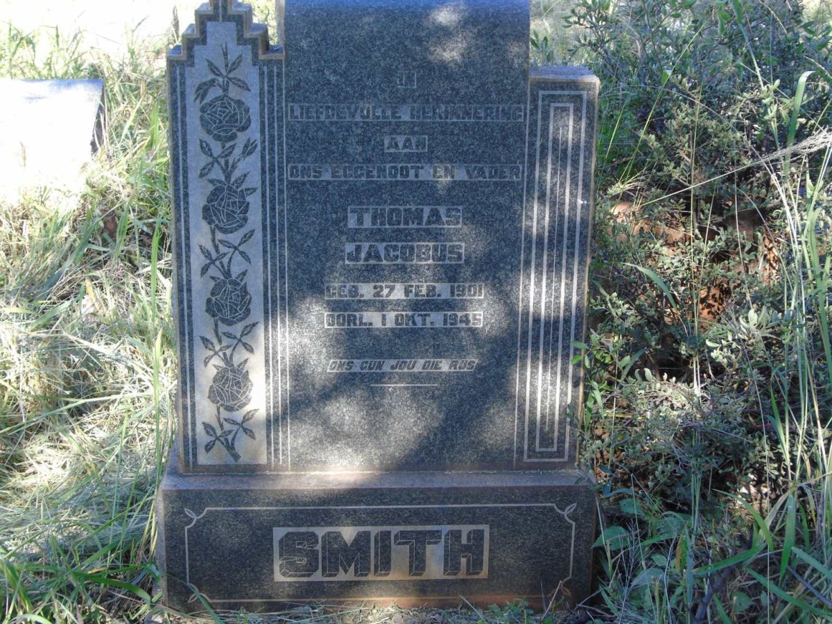 SMITH Thomas Jacobus 1901-1945