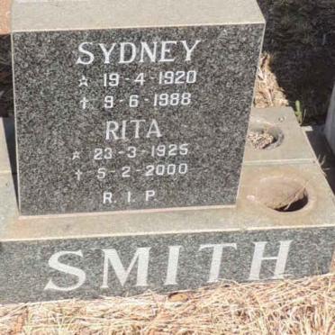 SMITH Sydney 1920-1988 & Rita 1925-2000