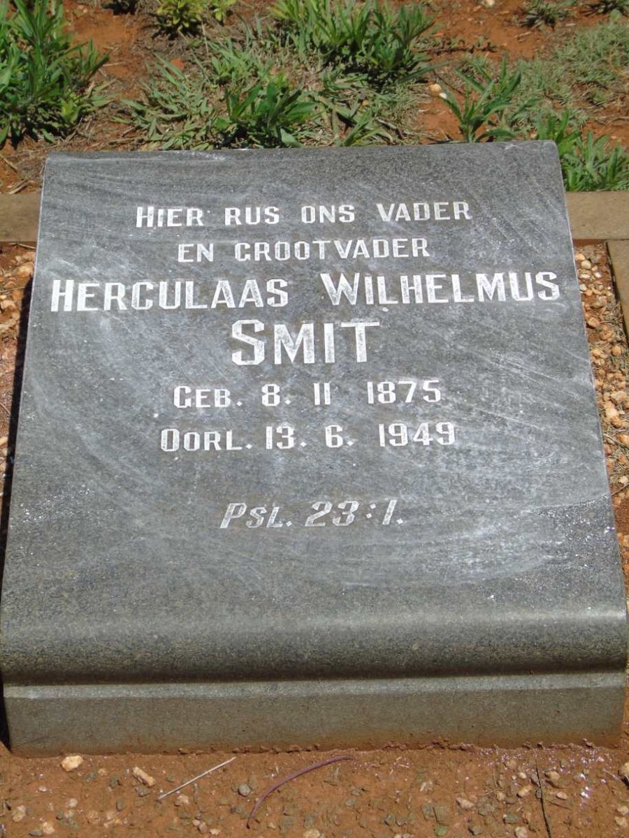 SMIT Herculaas Wilhelmus 1875-1949