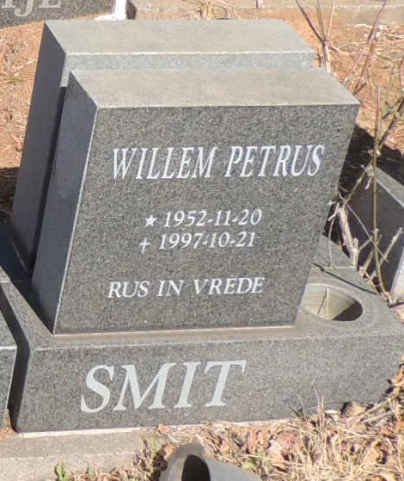 SMIT Willem Petrus 1952-1997