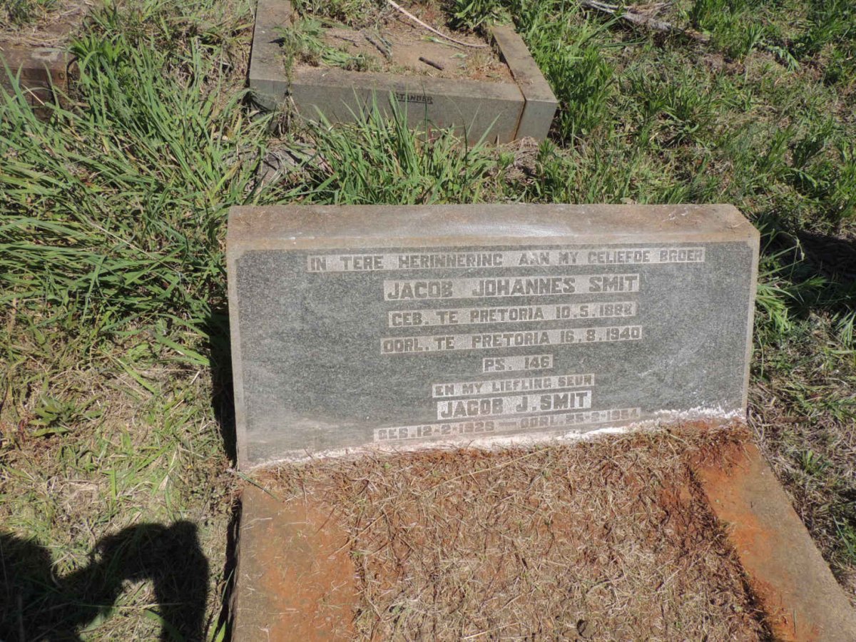 SMIT Jacob Johannes 1888-1940 :: SMIT Jacob J. 1928-1954