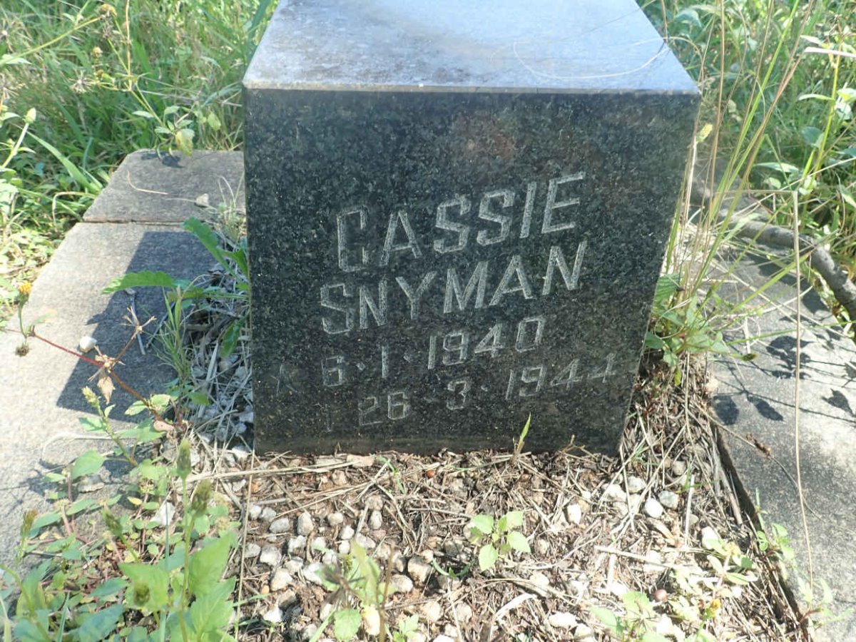 SNYMAN Cassie 1940-1944