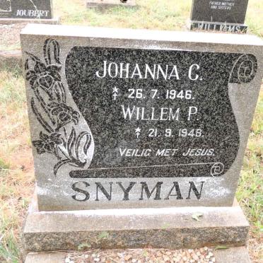 SNYMAN Johanna C. 1946-1946 :: SNYMAN Willem P. 1948-1948