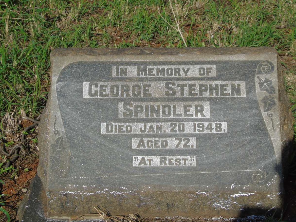 SPINDLER George Stephen -1948