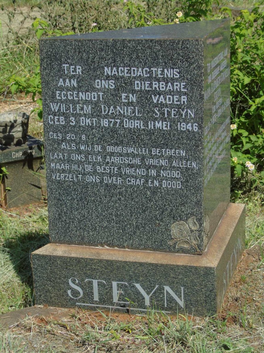 STEYN Willem Daniel 1877-1946 & Maria Elizabeth Cornelia KOSTER 1879-1960_1