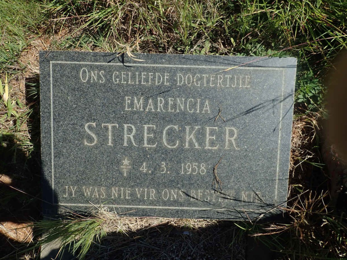 STRECKER Emarencia 1958-1958