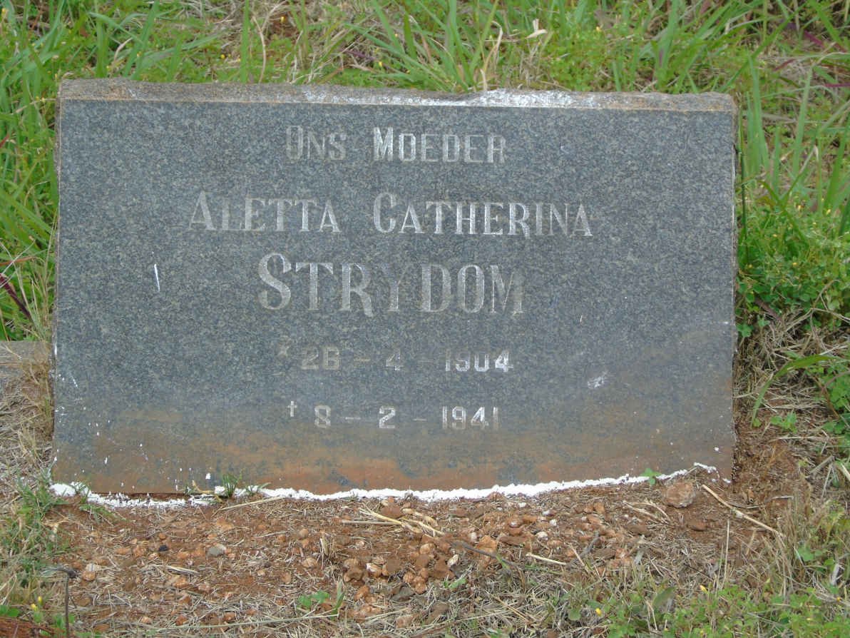 STRYDOM Aletta Catherina 1904-1941