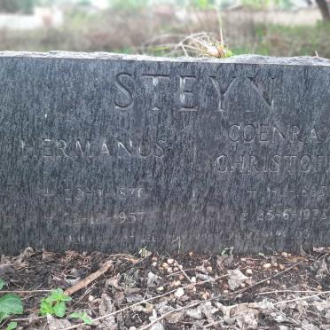 STEYN Hermanus 1870-1957 :: STEYN Coenraad Christoffel 1895-1973