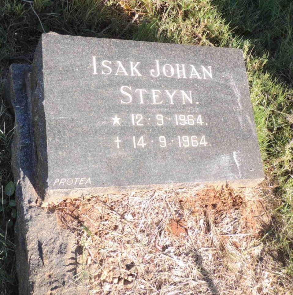 STEYN Isak Johan 1964-1964