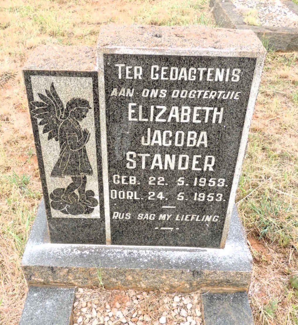 STANDER Elizabeth Jacoba 1953-1953
