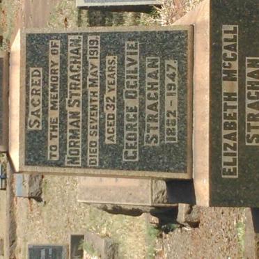 STRACHAN George Ogilvie 1862-1947 &amp; Elizabeth McCALL 1864-1955 :: STRACHAN Norman -1919