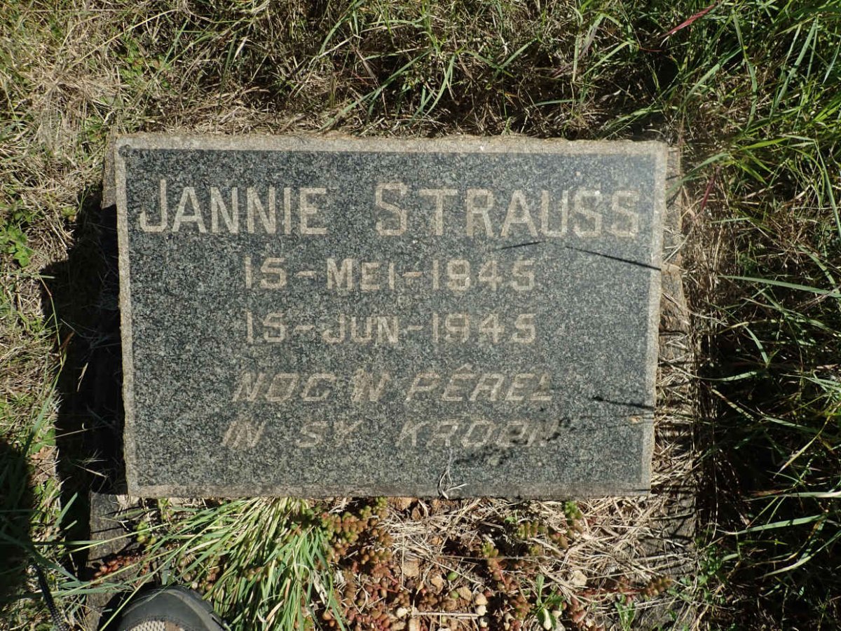STRAUSS Jannie 1945-1945
