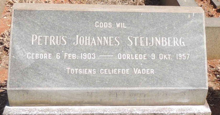 STEIJNBERG Petrus Johannes 1903-1957 & Anna M. 1904-1957 :: STEIJNBERG P.J. 1931-1956_2