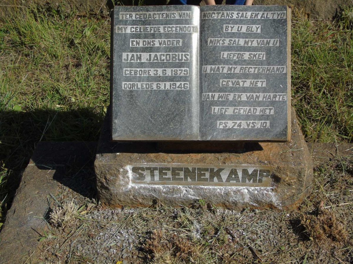 STEENEKAMP Jan Jacobus 1879-1946