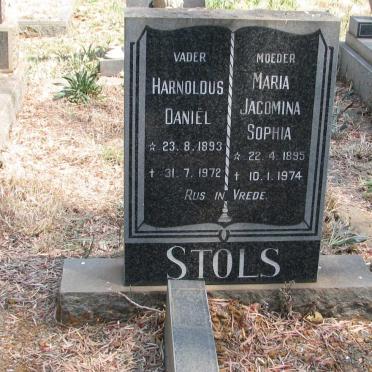 STOLS Harnoldus Daniel 1893-1972 &amp; Maria Jacomina Sophia 1895-1974