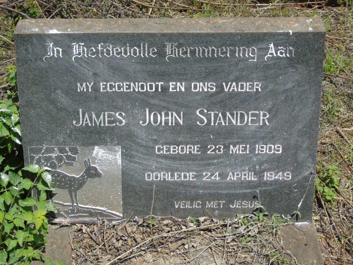 STANDER James John 1909-1949