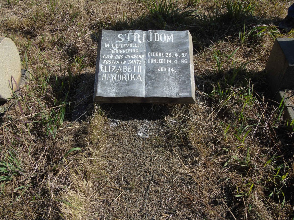 STRIJDOM Elizabeth Hendrika 1897-1966