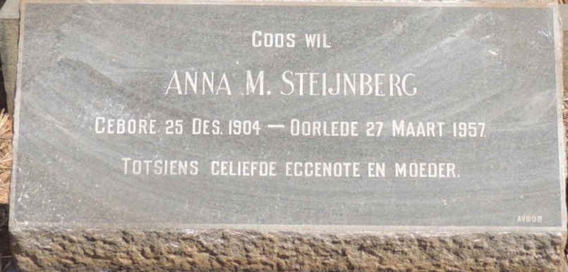 STEIJNBERG Petrus Johannes 1903-1957 & Anna M. 1904-1957 :: STEIJNBERG P.J. 1931-1956_3