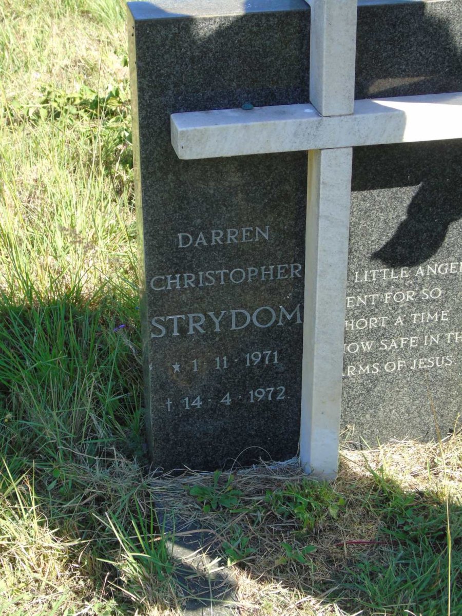 STRYDOM Darren Christopher 1971-1972