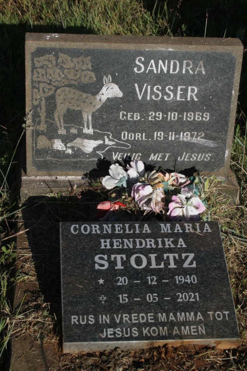 STOLTZ Cornelia Maria Hendrika 1940-2021 :: VISSER Sandra 1969-1972