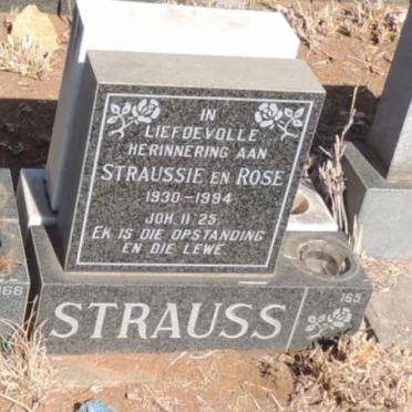 STRAUSS Straussie 1930-1994 & Rose